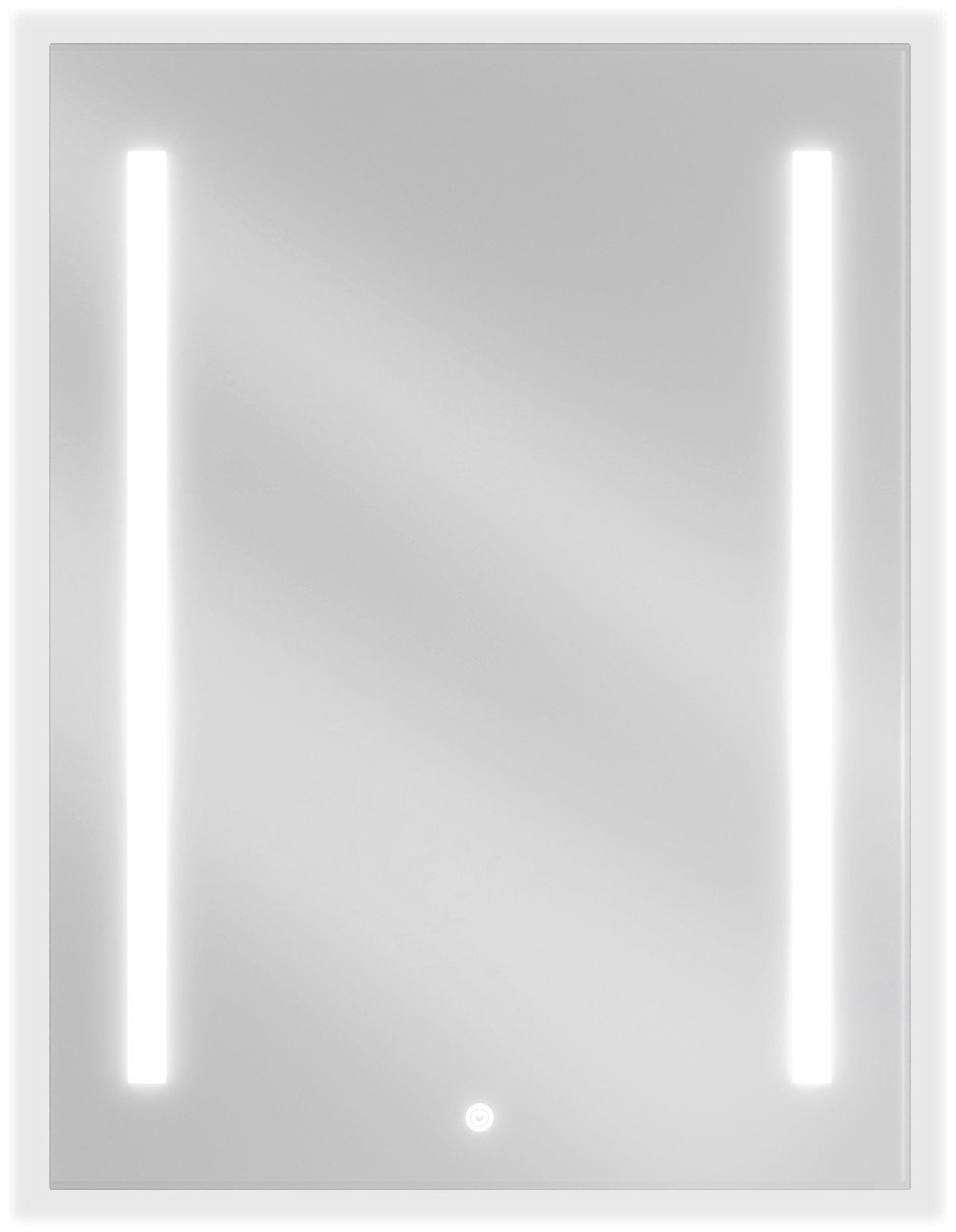 Mexen Remi kúpeľňové zrkadlo s podsvietením 60 x 80 cm, LED 6000K, ochrana proti zahmleniu - 9804-060-080-611-00