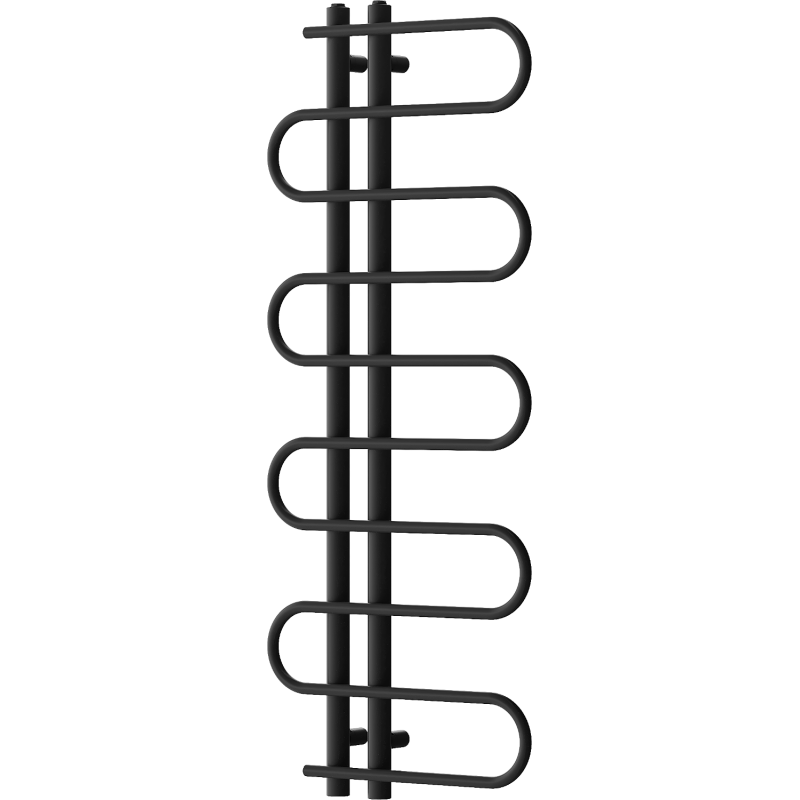 Mexen Kiso kúpeľňový radiátor 1250 x 500 mm, 256 W, čierny - W114-1250-500-00-70