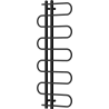 Mexen Kiso kúpeľňový radiátor 1250 x 500 mm, 256 W, čierny - W114-1250-500-00-70