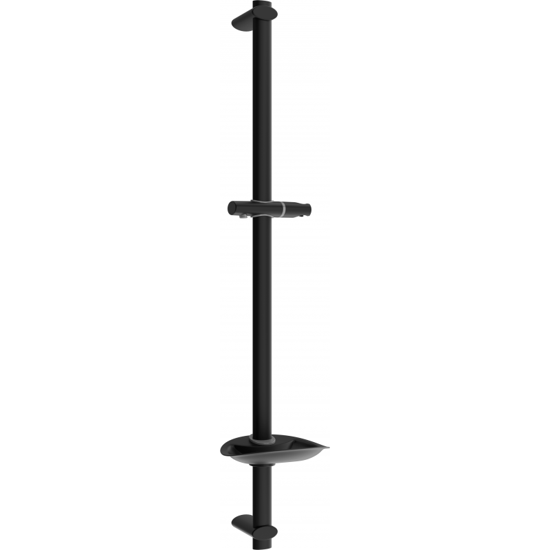 Mexen DB sprchový stojan s mydelničkou 75 cm, čierna - 79384-70