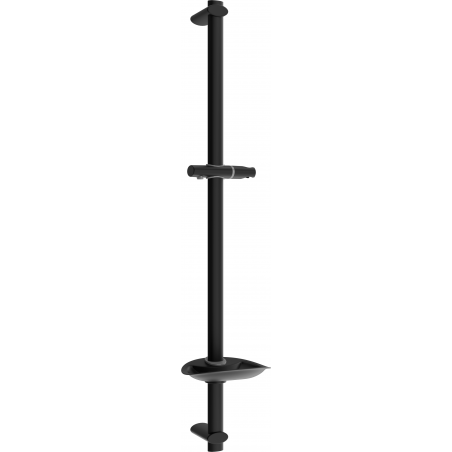 Mexen DB sprchový stojan s mydelničkou 75 cm, čierna - 79384-70