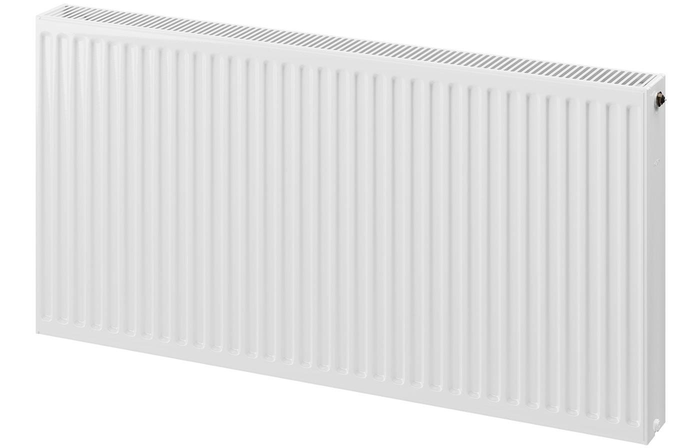 Mexen CV22 radiator s doskou 600 x 1300 mm, dolné pripojenie, 2149 W, biely - W622-060-130-00