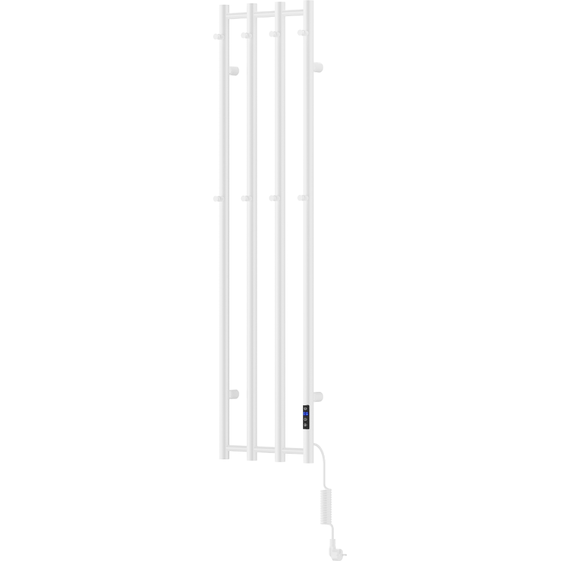 Mexen Pino elektrický radiátor s vešiakmi na uteráky 1405 x 347 mm, 250 W, biely - W301-1405-347-00-20