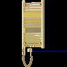 Mexen Mars elektrický radiátor 700 x 400 mm, 300 W, zlatý - W110-0700-400-2300-50