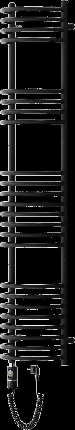 Mexen Eros elektrický radiátor 1600 x 318 mm, 600 W, čierny - W112-1600-318-2600-70