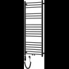 Mexen Yodo elektrický radiátor 1200 x 500 mm, 600 W, čierny - W113-1200-500-2600-70