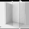 Mexen Kioto sprchová stena Walk-in 170 x 90 cm, transparentná, biela - 800-170-202-20-00-090