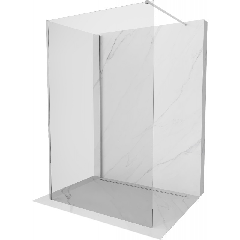 Mexen Kioto sprchová stena Walk-in 140 x 90 cm, transparentná, chróm - 800-140-212-01-00-090