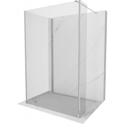 Mexen Kioto sprchová stena Walk-in 110 x 75 x 30 cm, transparentná, chróm - 800-110-075-221-01-00-030