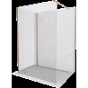 Mexen Kioto sprchový panel Walk-in 120 x 80 cm, transparentný, brúsená meď - 800-120-212-65-00-080