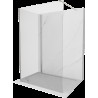 Mexen Kioto sprchová zástena Walk-in 120 x 85 cm, transparentná, brúsený niklovaný - 800-120-212-97-00-085