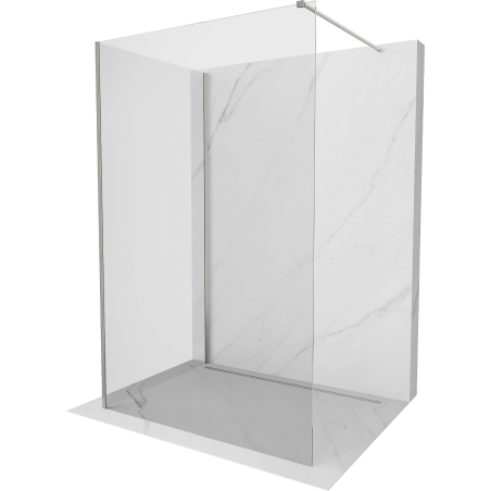 Mexen Kioto sprchový panel Walk-in 140 x 120 cm, transparentný, nerezová oceľ - 800-140-212-97-00-120