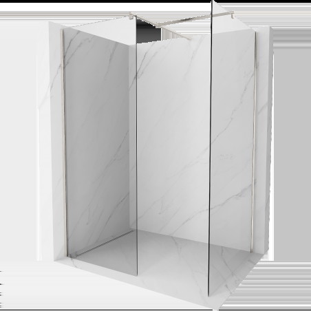 Mexen Kioto sprchová zástena Walk-in 150 x 90 cm, transparentná, nerezová - 800-150-202-97-00-090