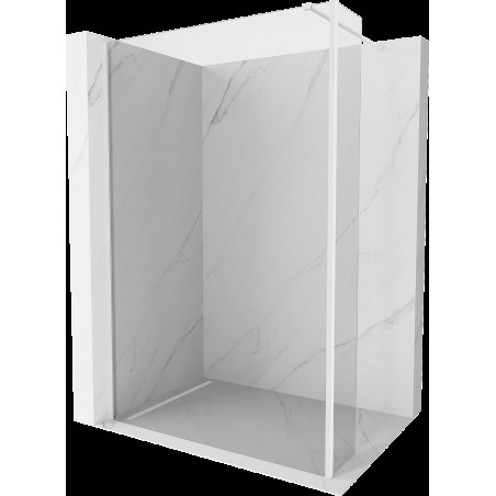 Mexen Kioto sprchová stěna Walk-in 150 x 30 cm, průhledná, bílá - 800-150-212-20-00-030