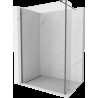 Mexen Kioto sprchová stena Walk-in 95 x 30 cm, transparentná, brúsená gun gray - 800-095-212-66-00-030