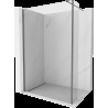 Mexen Kioto sprchová stena Walk-in 90 x 30 cm, transparentná, gun metal - 800-090-212-95-00-030