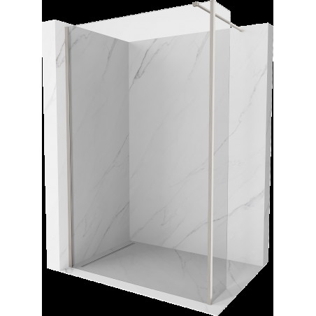 Mexen Kioto sprchová stena Walk-in 95 x 30 cm, transparentná, brúsený nikl - 800-095-212-97-00-030