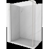 Mexen Kioto sprchová stena Walk-in 95 x 30 cm, transparentná, brúsený nikl - 800-095-212-97-00-030