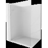 Mexen Kioto L sprchová zástena Walk-in 80 x 200 cm, priesvitná, biela - 800-080-103-20-09