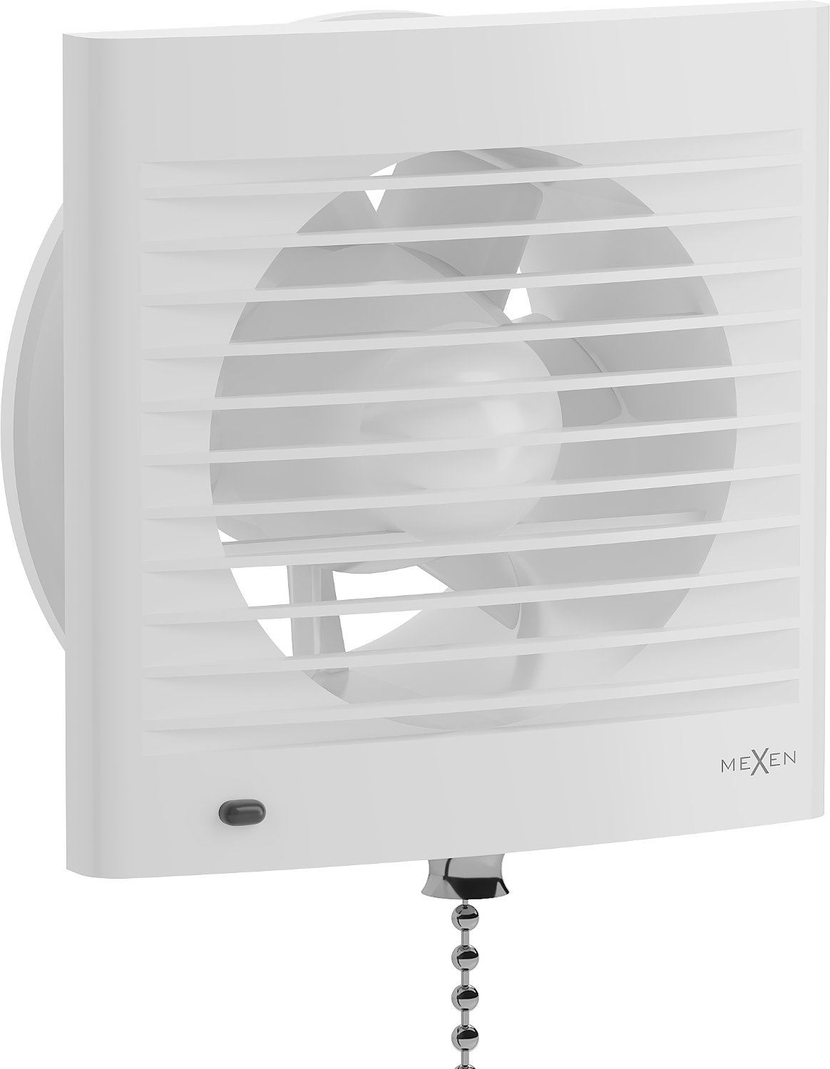 Mexen EXS 120 kúpeľňový ventilátor, spínacia šnúrka, biely - W9604-125K-00