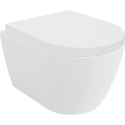 Mexen Carmen WC misa Rimless s pomaly padajúcim sedátkom tvrdá, duroplast, biela - 30880200