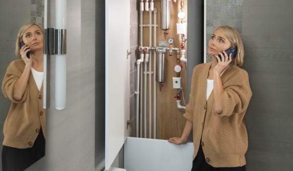 Jak zamaskować rury w małej łazience – zabudowa, meble czy dekoracyjne triki?